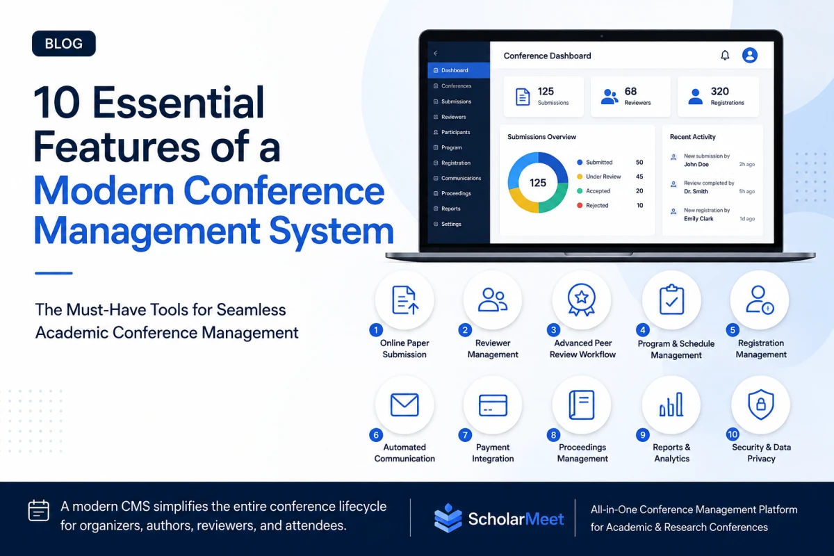 10 Essential Features of a Modern Conference Management System
