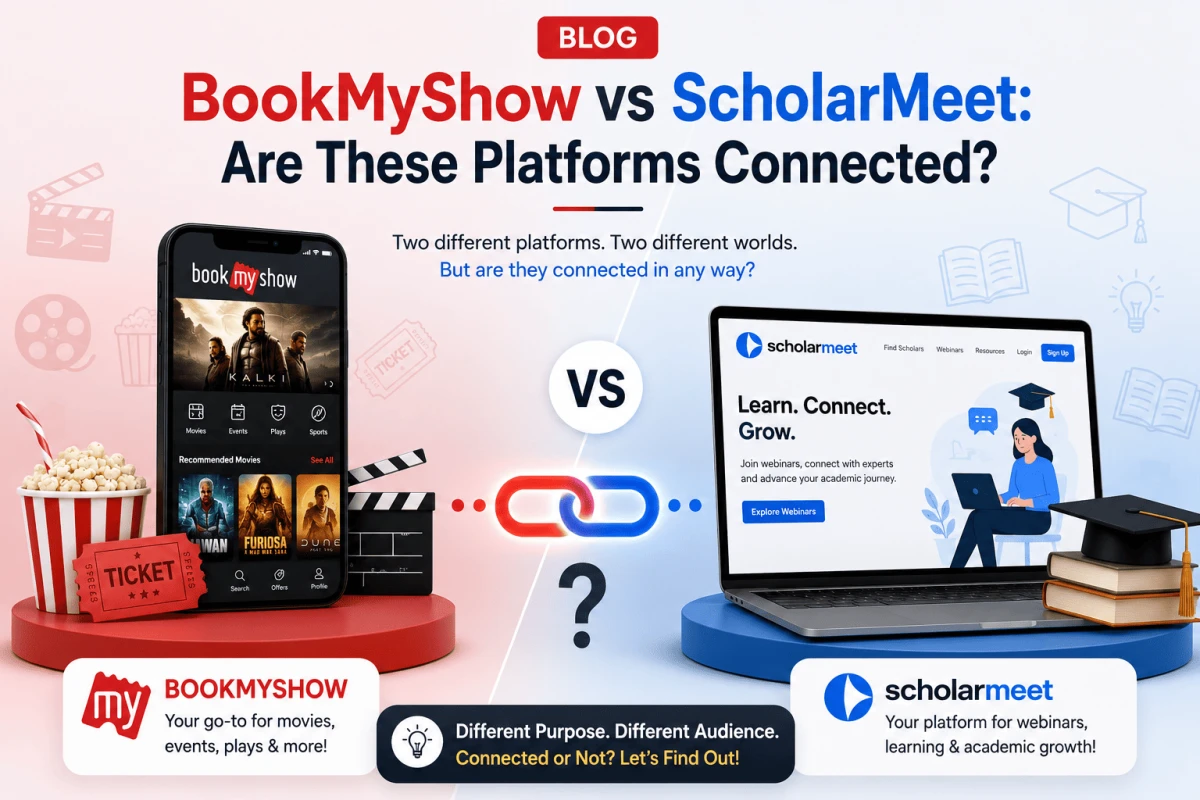 BookMyShow vs ScholarMeet: Best Platform for Academic Conferences