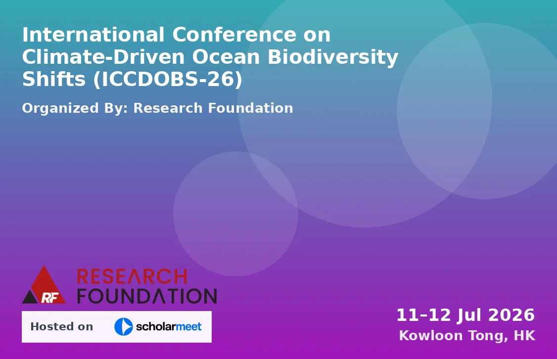 International Conference on Climate-Driven Ocean Biodiversity Shifts (ICCDOBS-26)