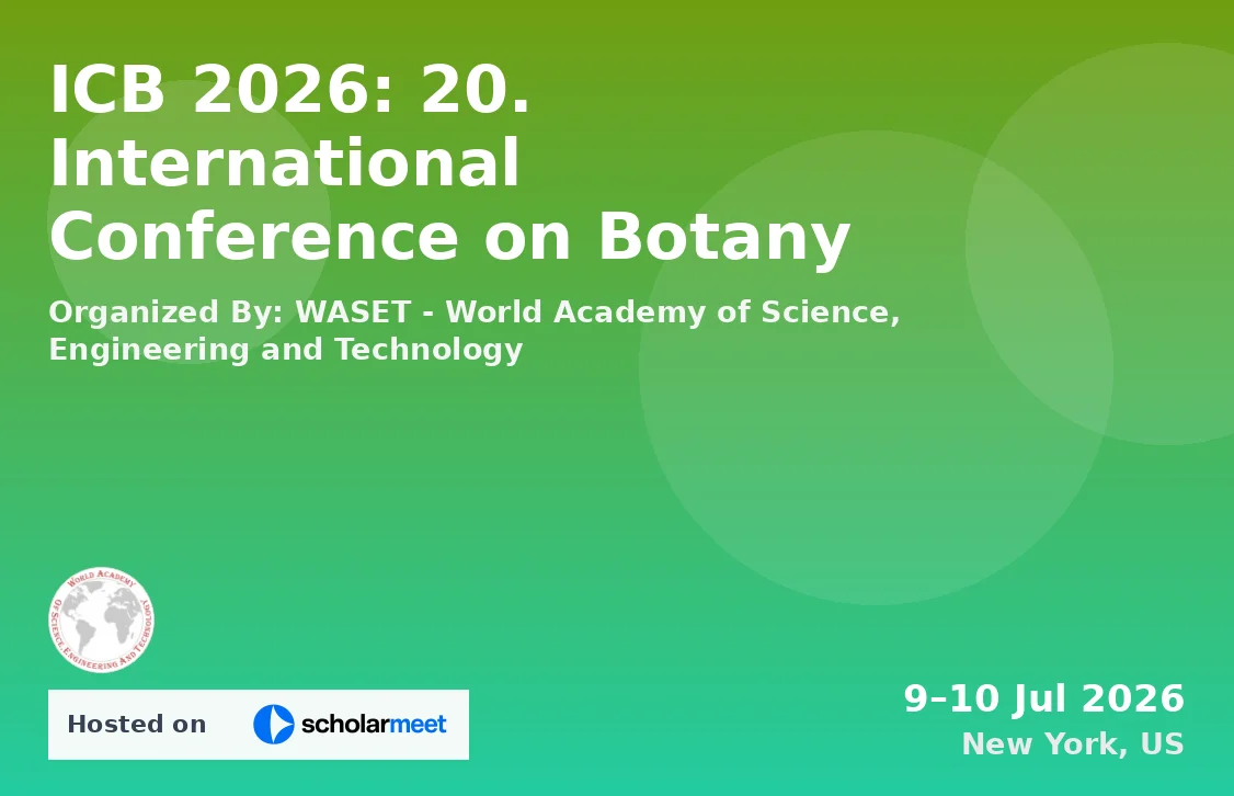 ICB 2026: 20. International Conference on Botany