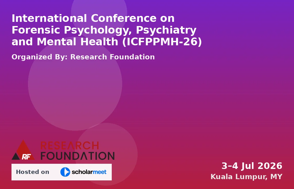 International Conference on Forensic Psychology, Psychiatry and Mental Health (ICFPPMH-26)