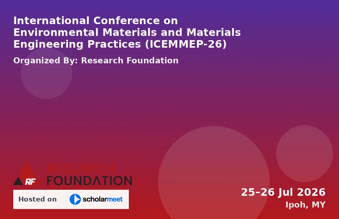 International Conference on Environmental Materials and Materials Engineering Practices (ICEMMEP-26)