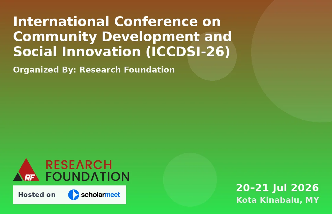 International Conference on Community Development and Social Innovation (ICCDSI-26)