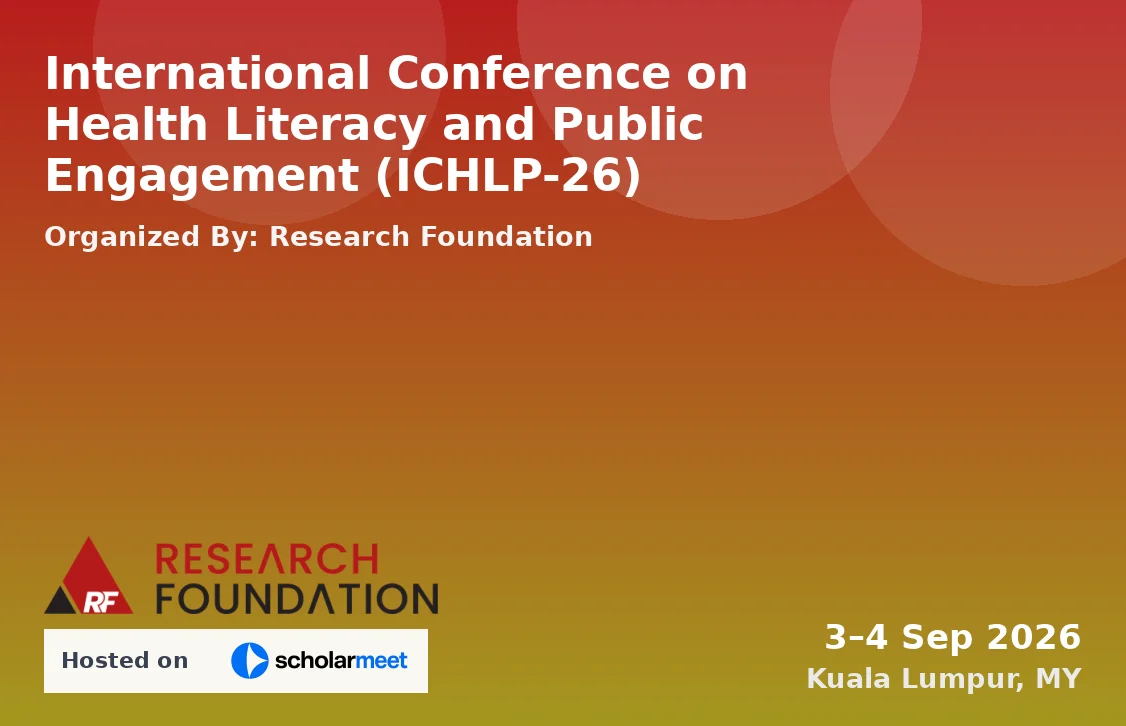 International Conference on Health Literacy and Public Engagement (ICHLP-26)