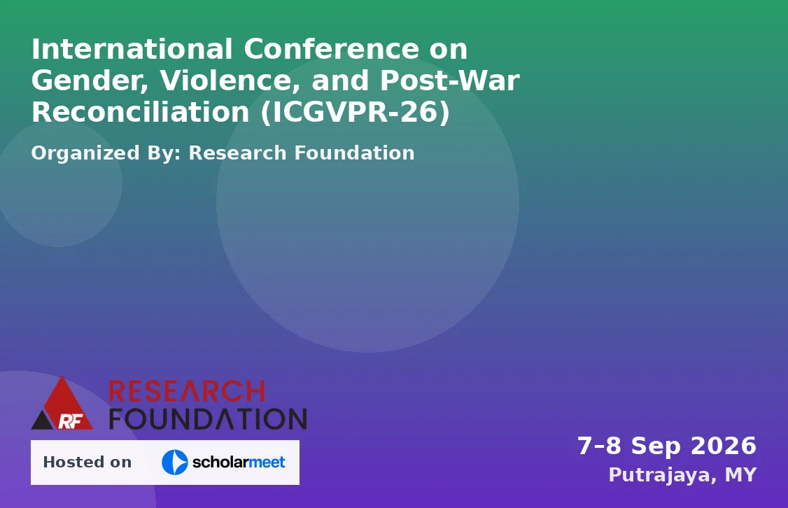 International Conference on Gender, Violence, and Post-War Reconciliation (ICGVPR-26)