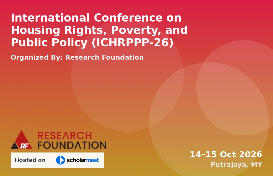 International Conference on Housing Rights, Poverty, and Public Policy (ICHRPPP-26)
