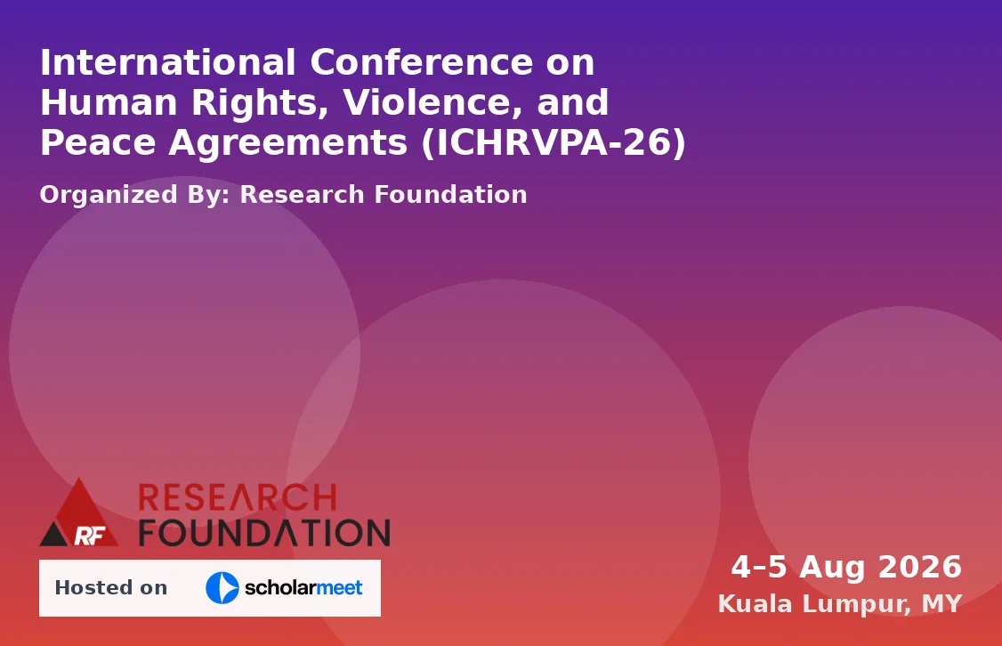 International Conference on Human Rights, Violence, and Peace Agreements (ICHRVPA-26)