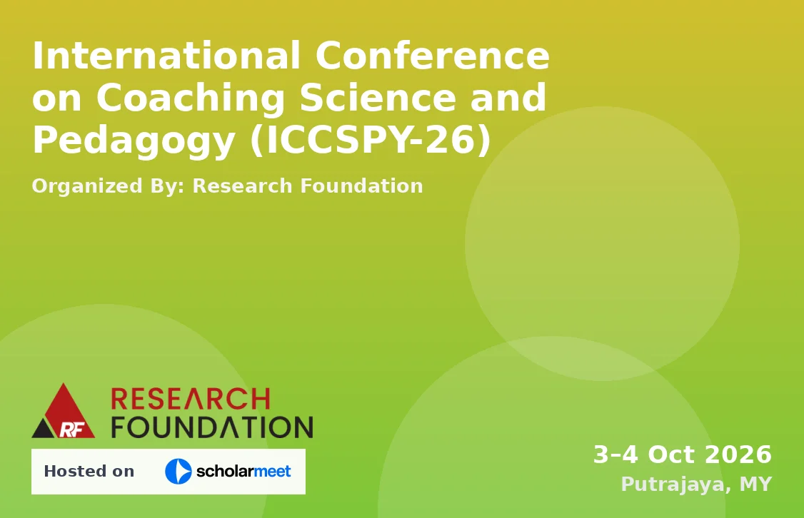 International Conference on Coaching Science and Pedagogy (ICCSPY-26)