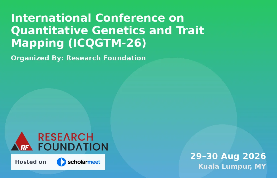 International Conference on Quantitative Genetics and Trait Mapping (ICQGTM-26)