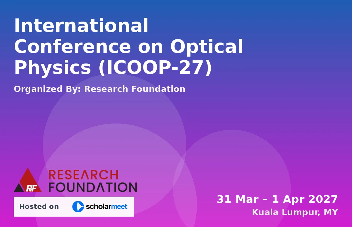 International Conference on Optical Physics (ICOOP-27)
