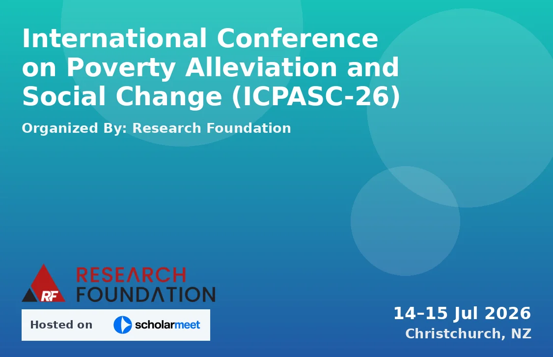 International Conference on Poverty Alleviation and Social Change (ICPASC-26)