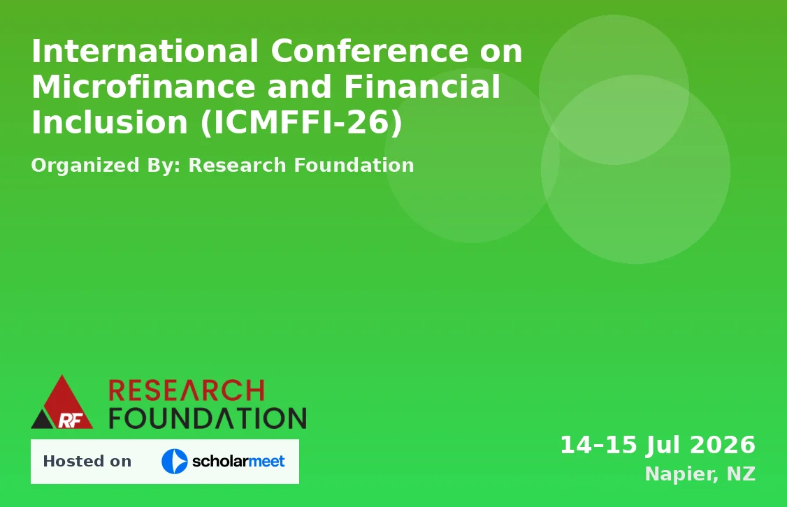 International Conference on Microfinance and Financial Inclusion (ICMFFI-26)