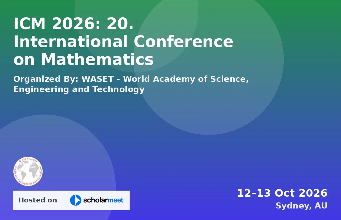 ICM 2026: 20. International Conference on Mathematics