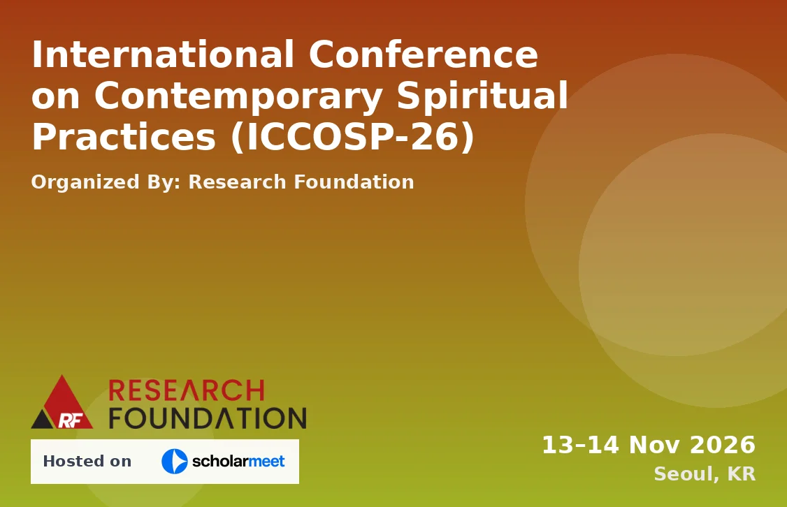 International Conference on Contemporary Spiritual Practices (ICCOSP-26)