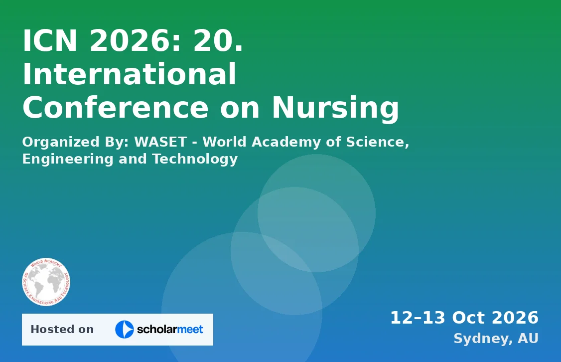 ICN 2026: 20. International Conference on Nursing