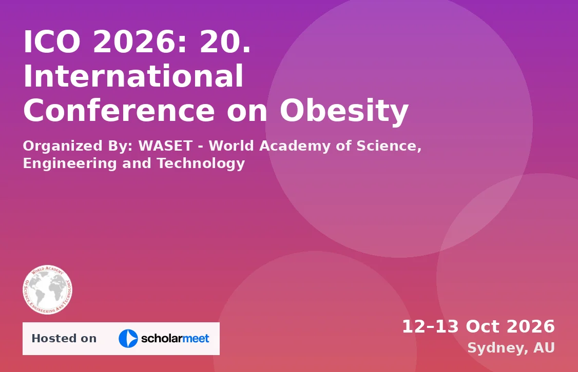 ICO 2026: 20. International Conference on Obesity