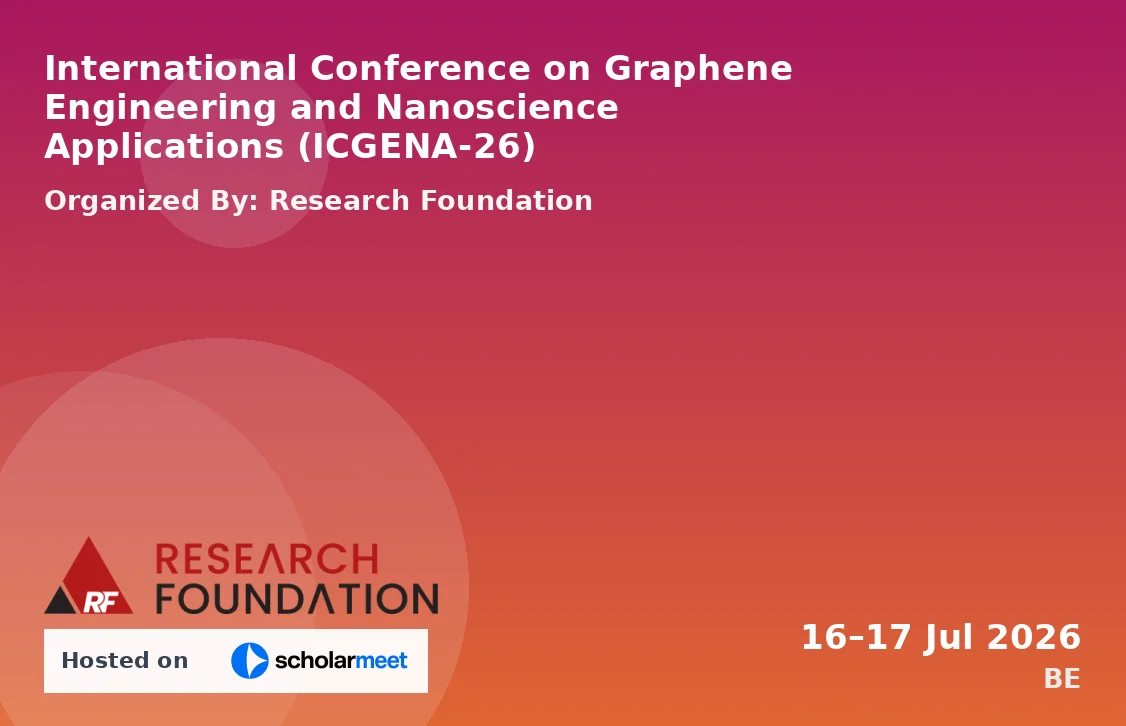 International Conference on Graphene Engineering and Nanoscience Applications (ICGENA-26)