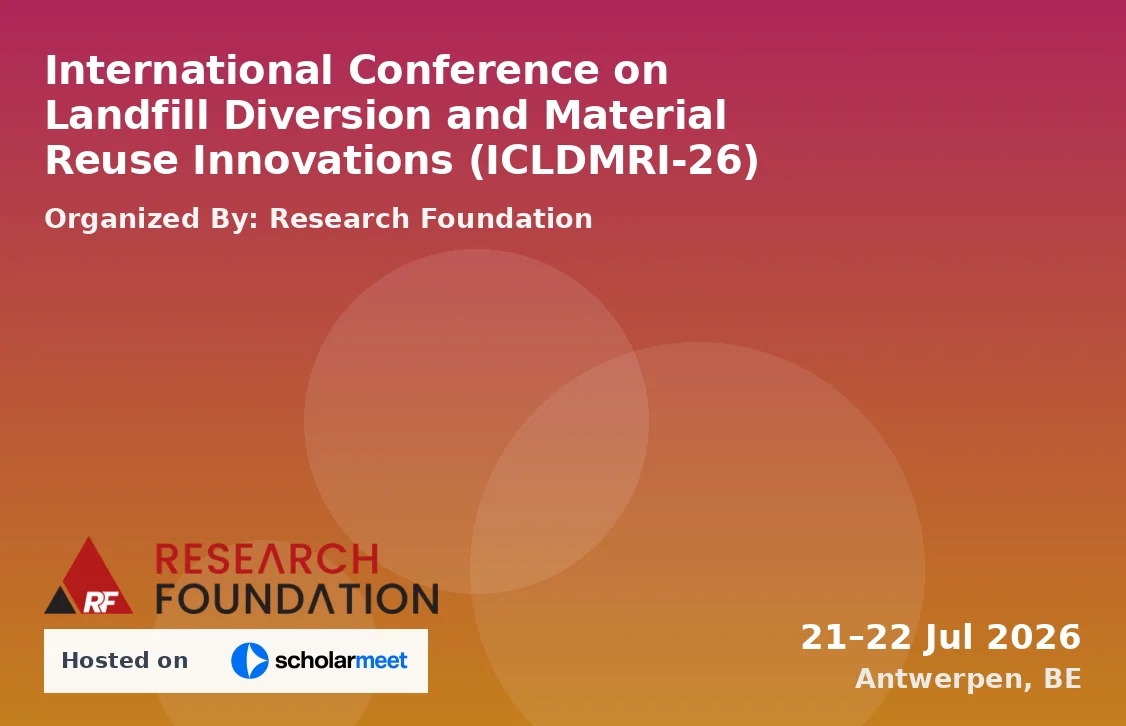 International Conference on Landfill Diversion and Material Reuse Innovations (ICLDMRI-26)