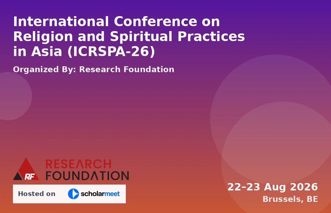International Conference on Religion and Spiritual Practices in Asia (ICRSPA-26)