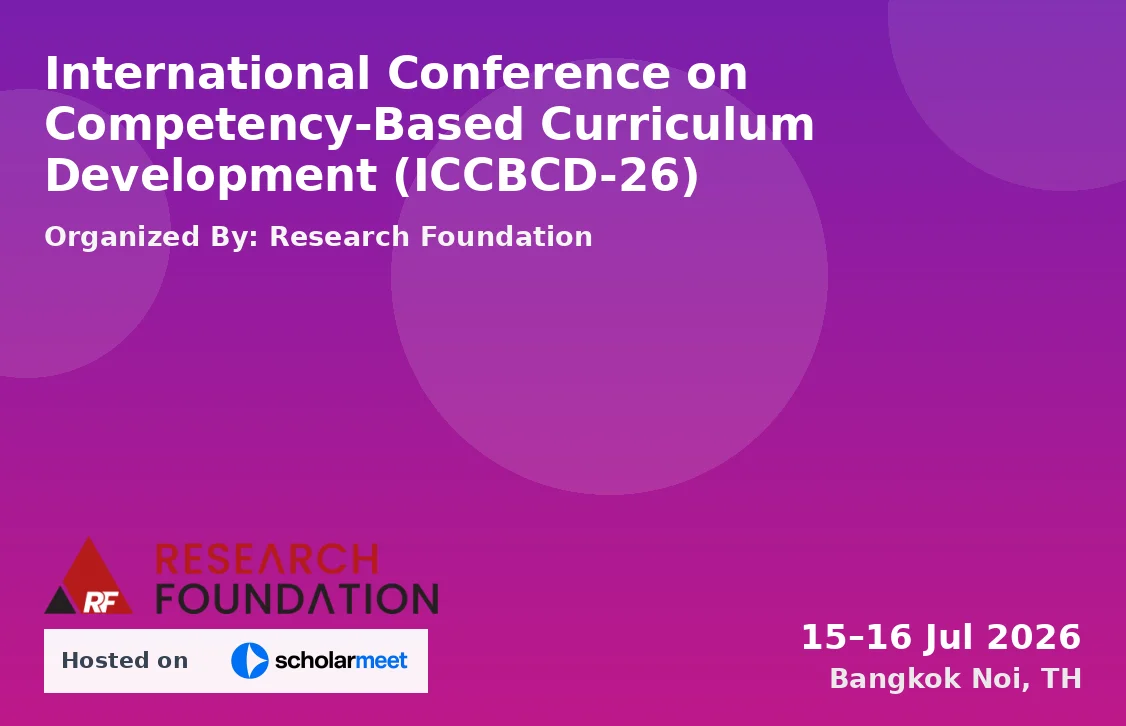 International Conference on Competency-Based Curriculum Development (ICCBCD-26)