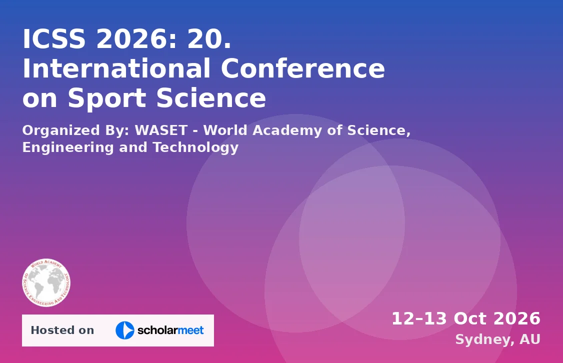 ICSS 2026: 20. International Conference on Sport Science