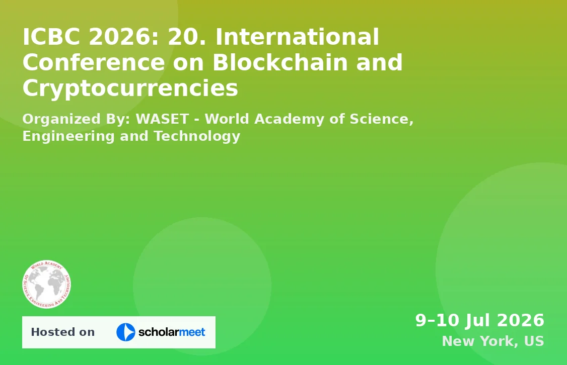 ICBC 2026: 20. International Conference on Blockchain and Cryptocurrencies