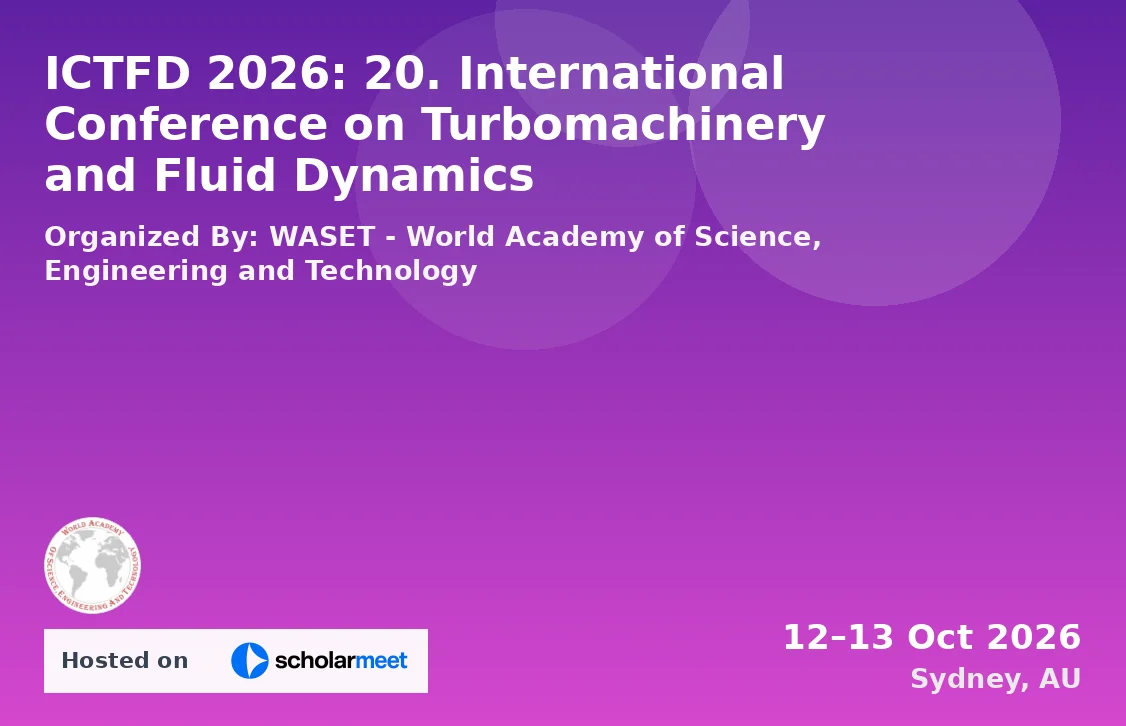 ICTFD 2026: 20. International Conference on Turbomachinery and Fluid Dynamics