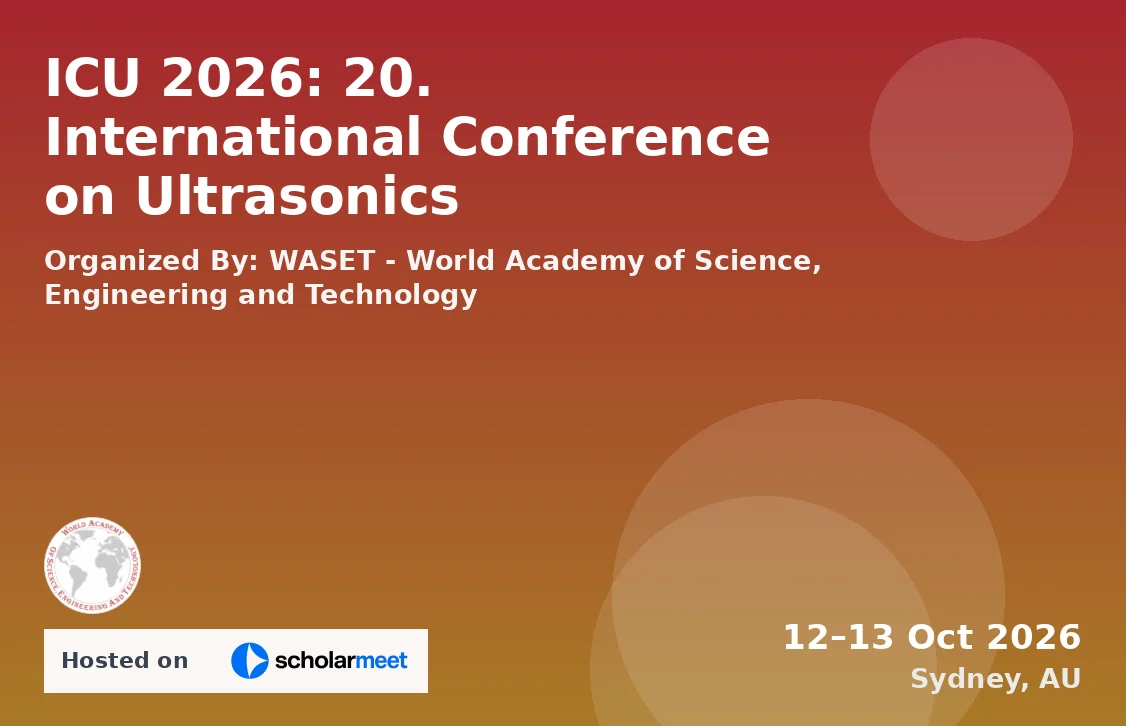 ICU 2026: 20. International Conference on Ultrasonics