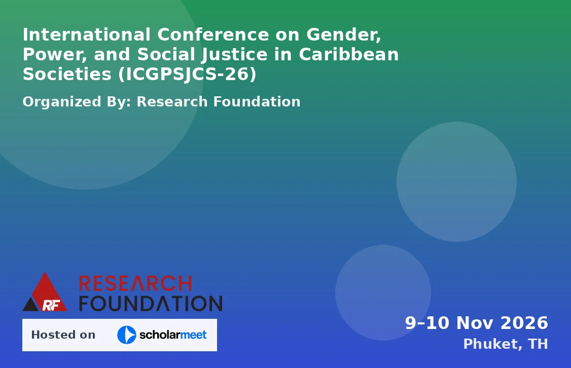 International Conference on Gender, Power, and Social Justice in Caribbean Societies (ICGPSJCS-26)