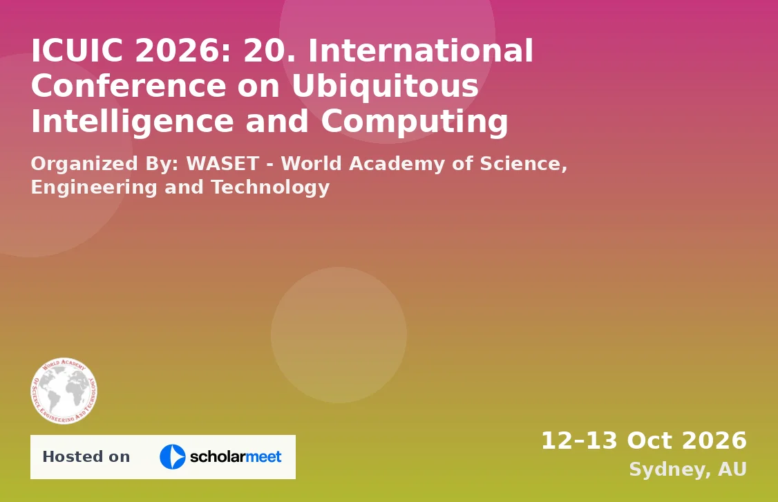 ICUIC 2026: 20. International Conference on Ubiquitous Intelligence and Computing