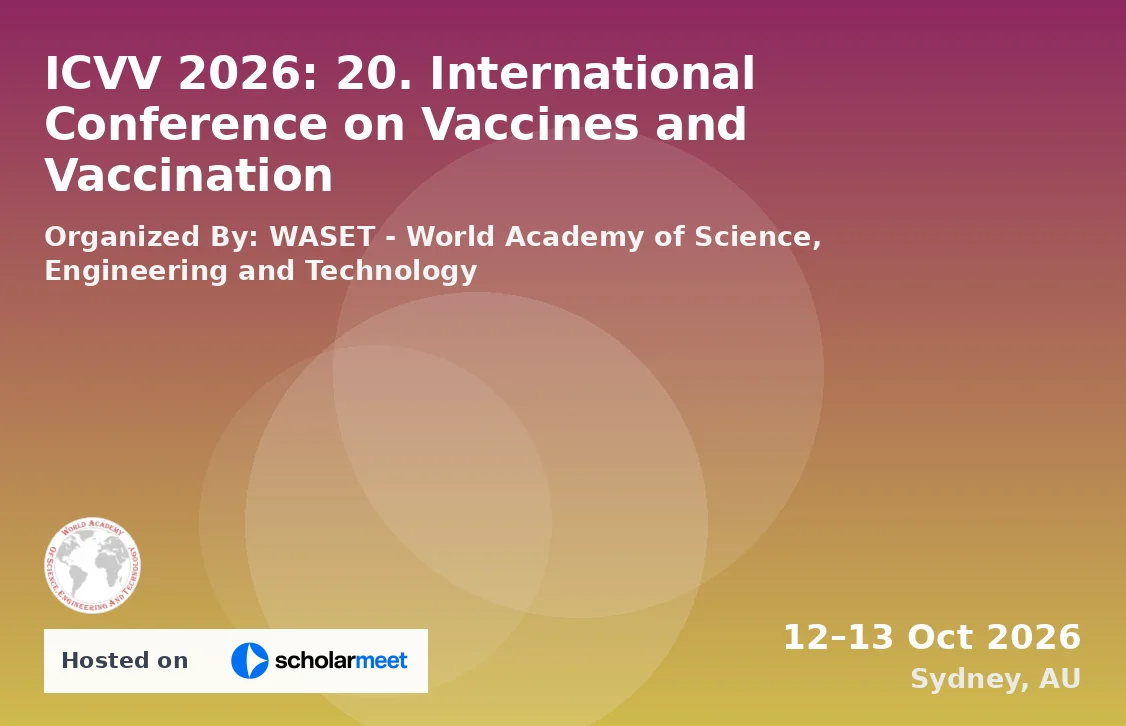 ICVV 2026: 20. International Conference on Vaccines and Vaccination