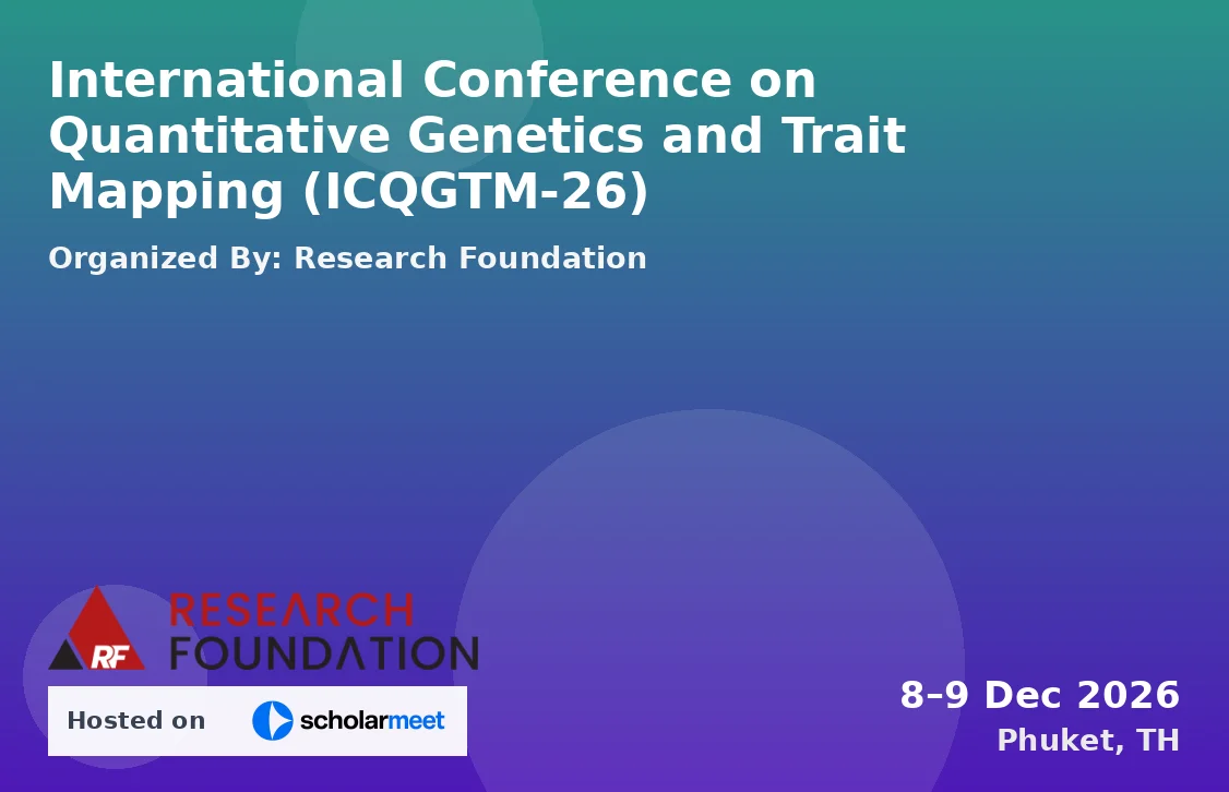 International Conference on Quantitative Genetics and Trait Mapping (ICQGTM-26)