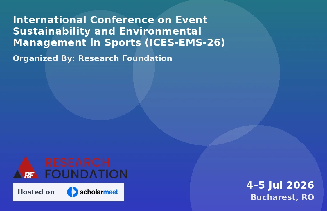 International Conference on Event Sustainability and Environmental Management in Sports (ICES-EMS-26)
