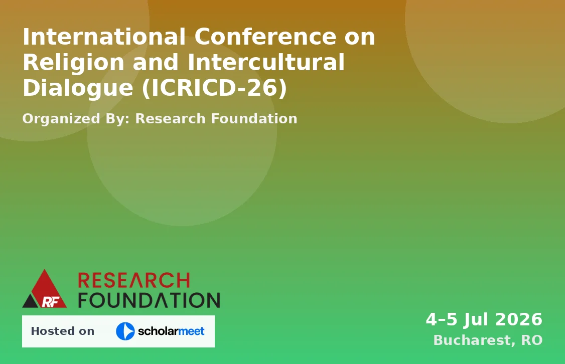 International Conference on Religion and Intercultural Dialogue (ICRICD-26)