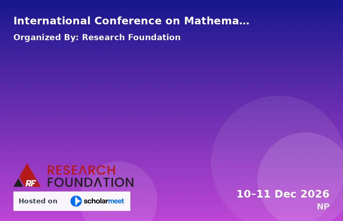 International Conference on Mathematical Modeling in Environmental Risk Assessment (ICMMERA-26)