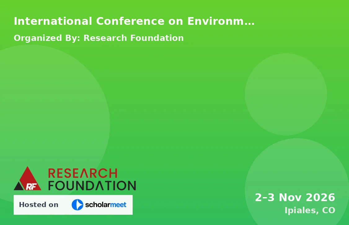 International Conference on Environmental Bioremediation, Biotransformation, Biotechnology and Biosustainability (ICEBBBB-26)