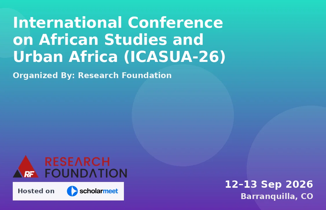 International Conference on African Studies and Urban Africa (ICASUA-26)
