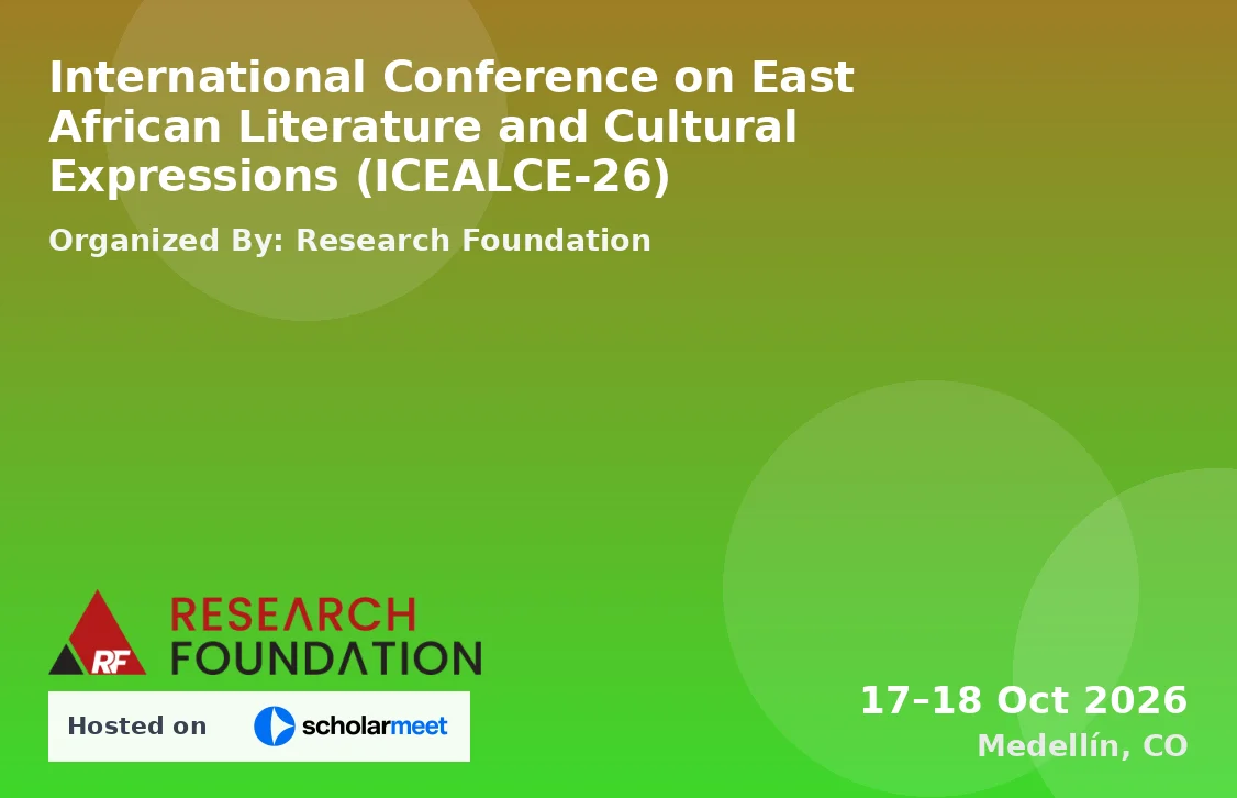 International Conference on East African Literature and Cultural Expressions (ICEALCE-26)
