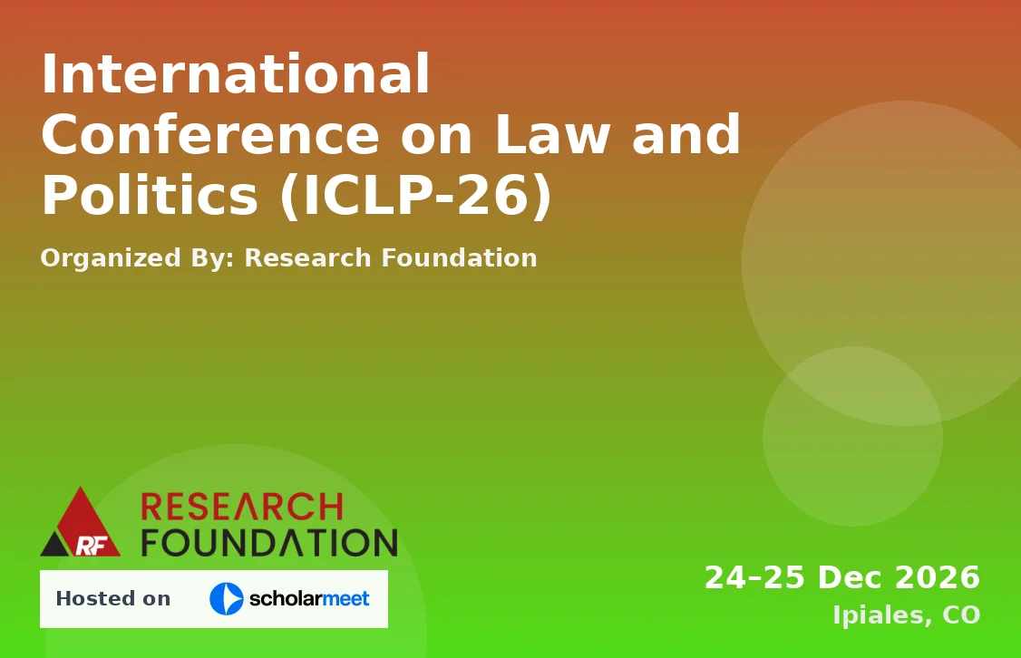 International Conference on Law and Politics (ICLP-26)