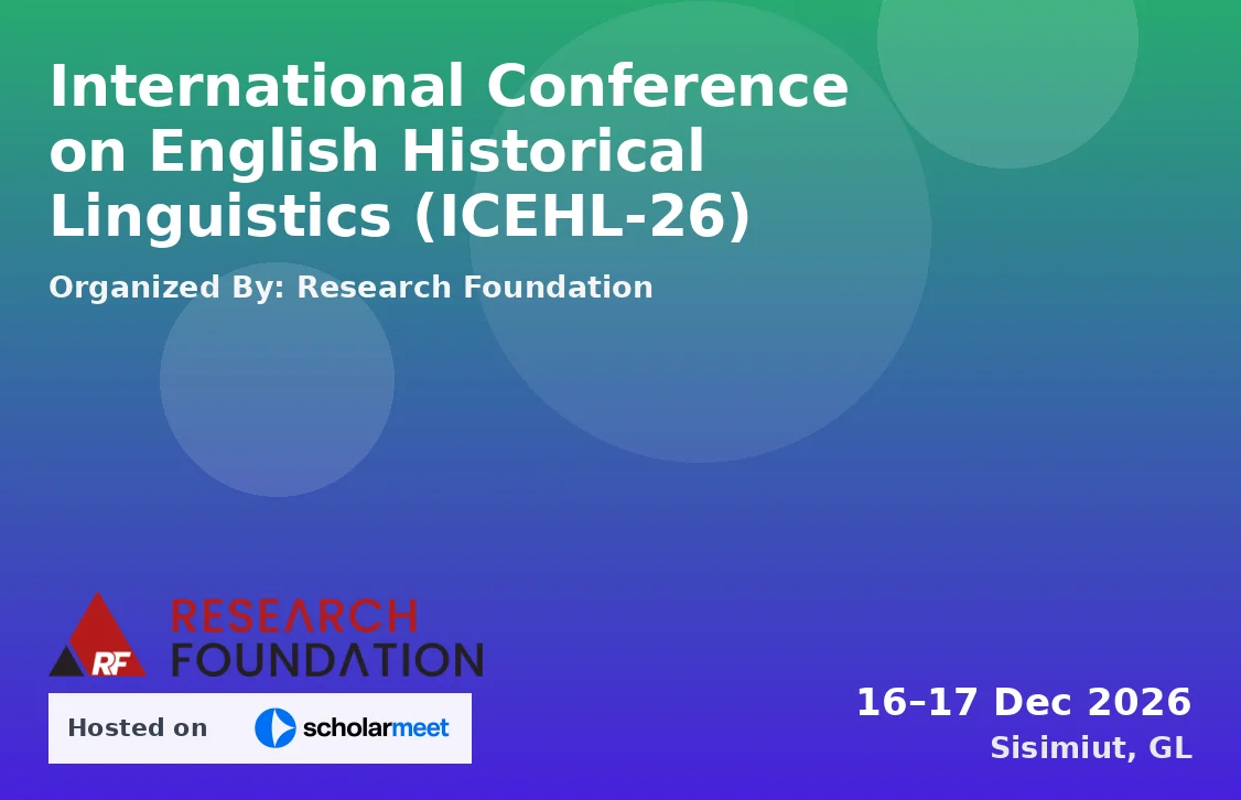 International Conference on English Historical Linguistics (ICEHL-26)