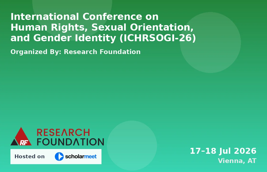 International Conference on Human Rights, Sexual Orientation, and Gender Identity (ICHRSOGI-26)