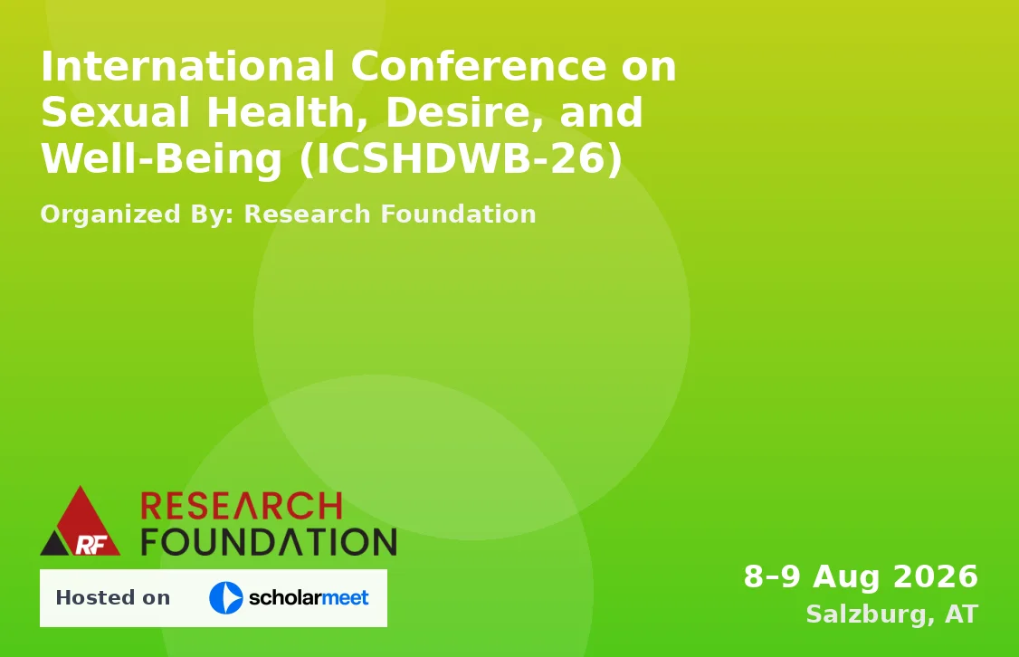 International Conference on Sexual Health, Desire, and Well-Being (ICSHDWB-26)