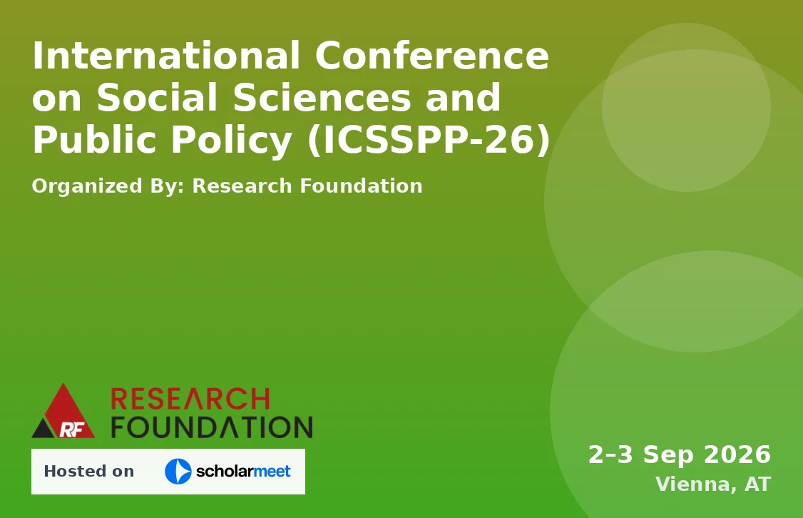International Conference on Social Sciences and Public Policy (ICSSPP-26)