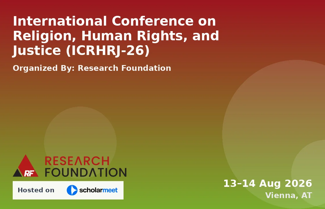 International Conference on Religion, Human Rights, and Justice (ICRHRJ-26)