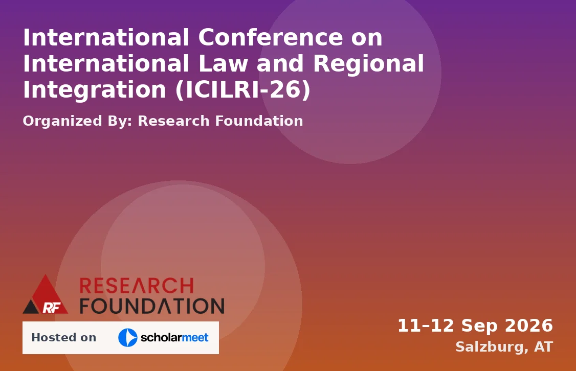 International Conference on International Law and Regional Integration (ICILRI-26)