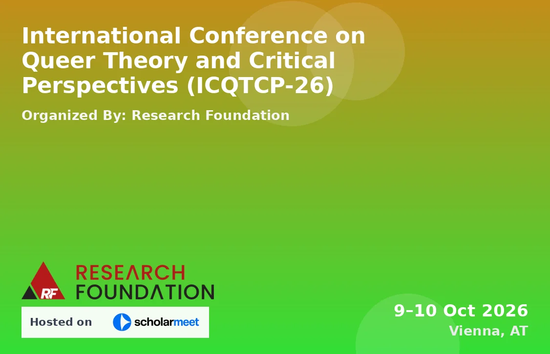 International Conference on Queer Theory and Critical Perspectives (ICQTCP-26)