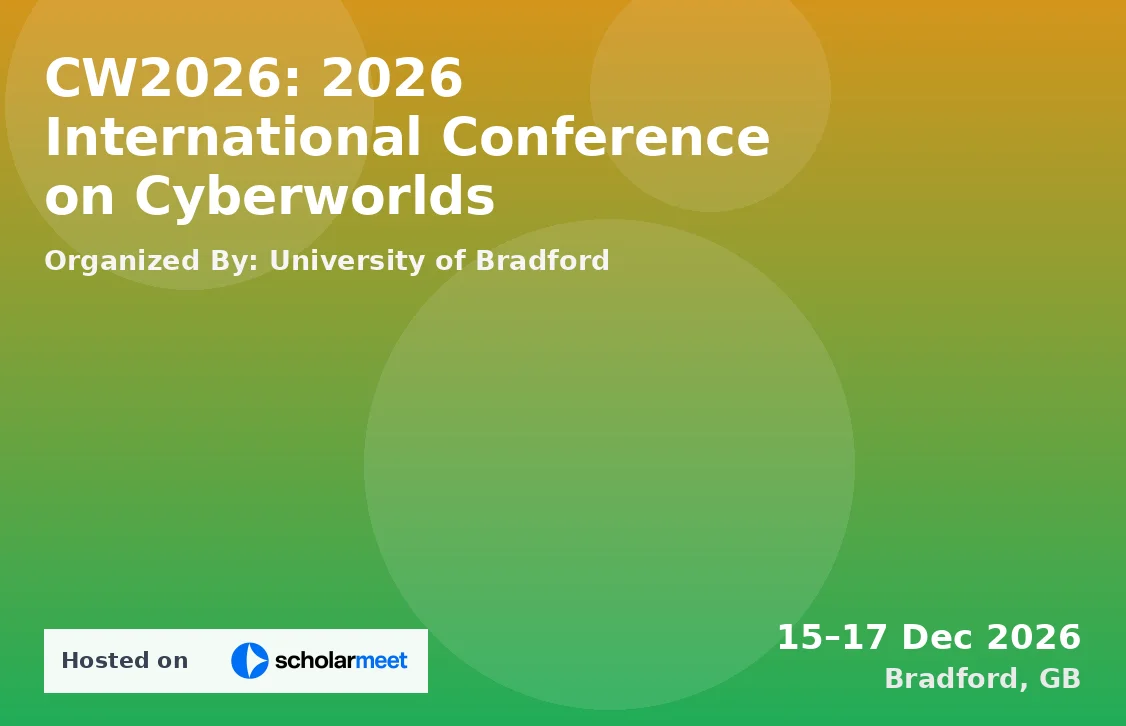CW2026: 2026 International Conference on Cyberworlds