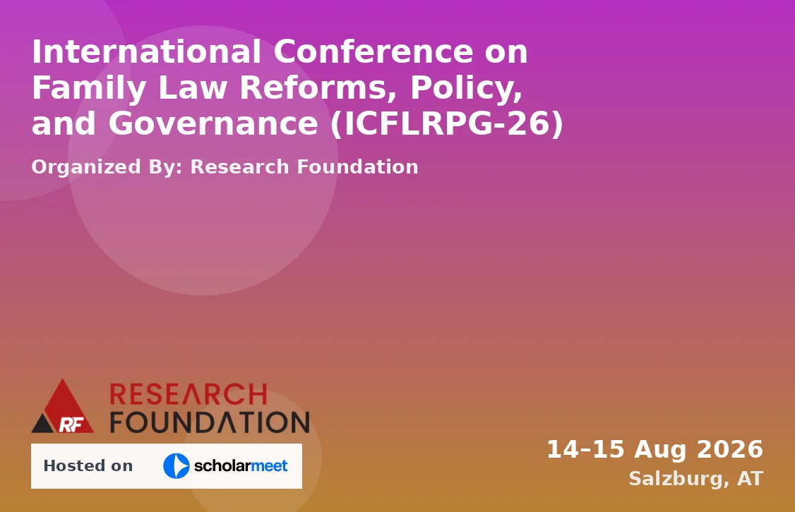 International Conference on Family Law Reforms, Policy, and Governance (ICFLRPG-26)