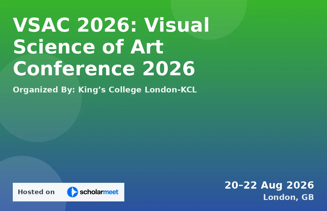 VSAC 2026: Visual Science of Art Conference 2026