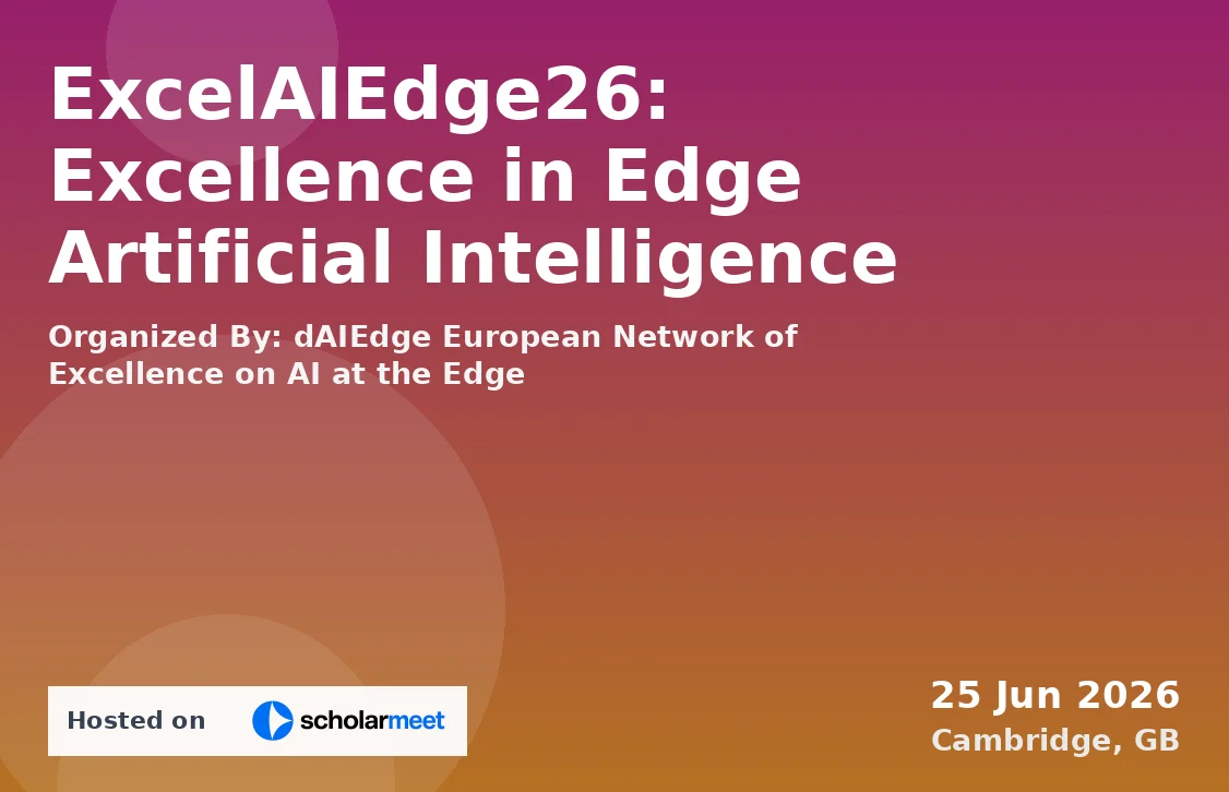ExcelAIEdge26: Excellence in Edge Artificial Intelligence